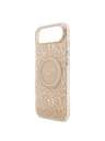 Guess Guess IML Flowers Allover Strap MagSafe Zadnja Zaštita za iPhone Air Pink