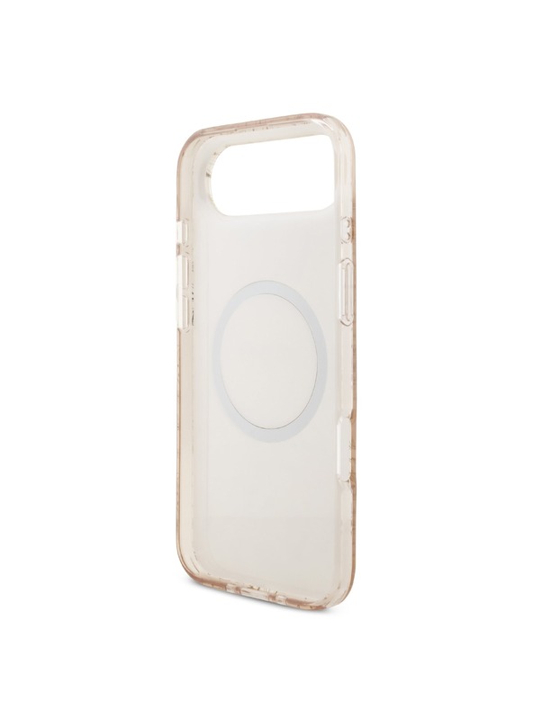 Guess Guess IML Flowers Allover Strap MagSafe Zadnja Zaštita za iPhone Air Pink