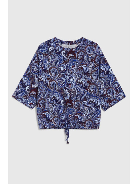Moodo Bluza sa paisley uzorkom tamno plava Moodo