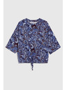 Moodo Bluza sa paisley uzorkom tamno plava Moodo