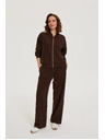 Moodo Zip-up mikna smeđa Moodo