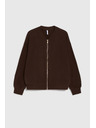 Moodo Zip-up mikna smeđa Moodo