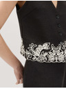 Marks & Spencer Prsluk s prorezanom lemom, s visokim udjelom modala i s lanom Marks & Spencer crna