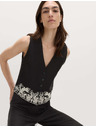 Marks & Spencer Prsluk s prorezanom lemom, s visokim udjelom modala i s lanom Marks & Spencer crna