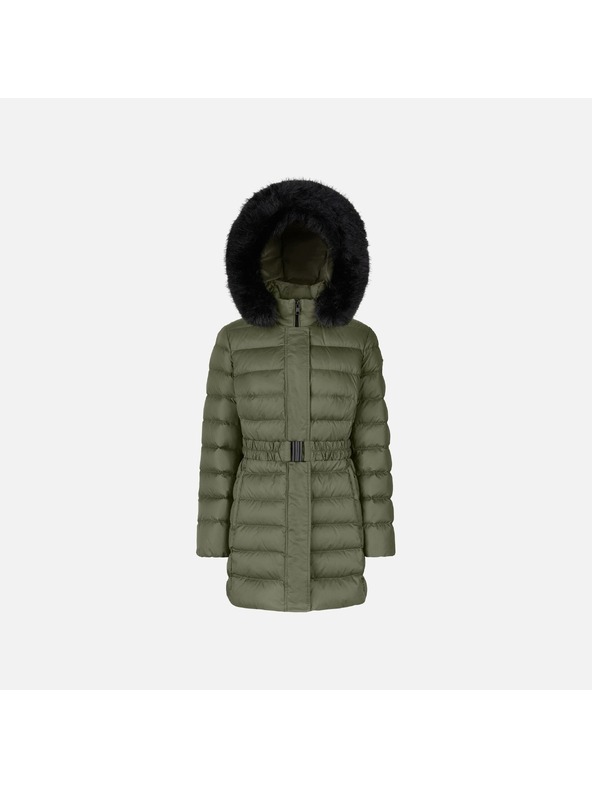 Geox Khaki ženska pernata jakna Geox Catria
