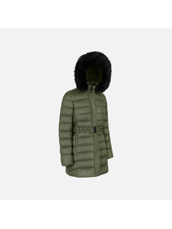 Geox Khaki ženska pernata jakna Geox Catria