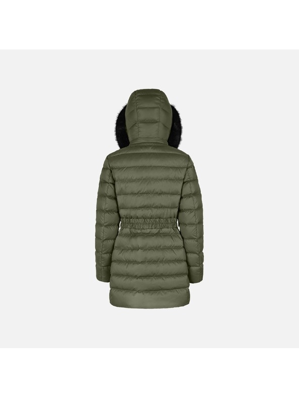 Geox Khaki ženska pernata jakna Geox Catria