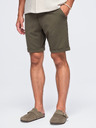 Ombre Clothing Muške viskozne šorc typu chino – maslinasto zelene V5 OM-SRCS-0206 Ombre Clothing