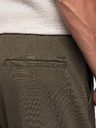 Ombre Clothing Muške viskozne šorc typu chino – maslinasto zelene V5 OM-SRCS-0206 Ombre Clothing