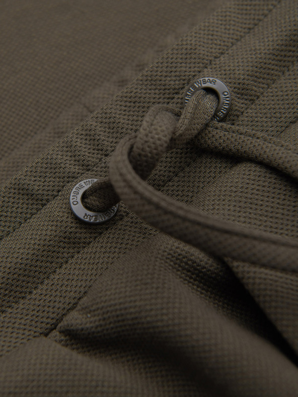 Ombre Clothing Muške viskozne šorc typu chino – maslinasto zelene V5 OM-SRCS-0206 Ombre Clothing