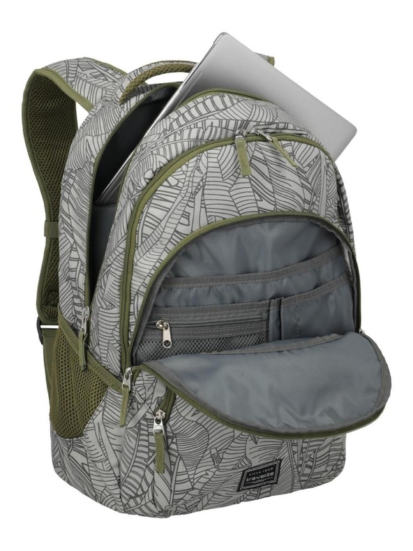 Travelite Ruksak Travelite Basics Backpack Print Grey