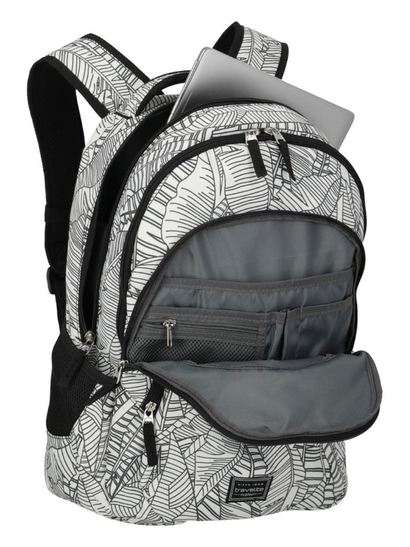Travelite Ruksak Travelite Basics Backpack Print White
