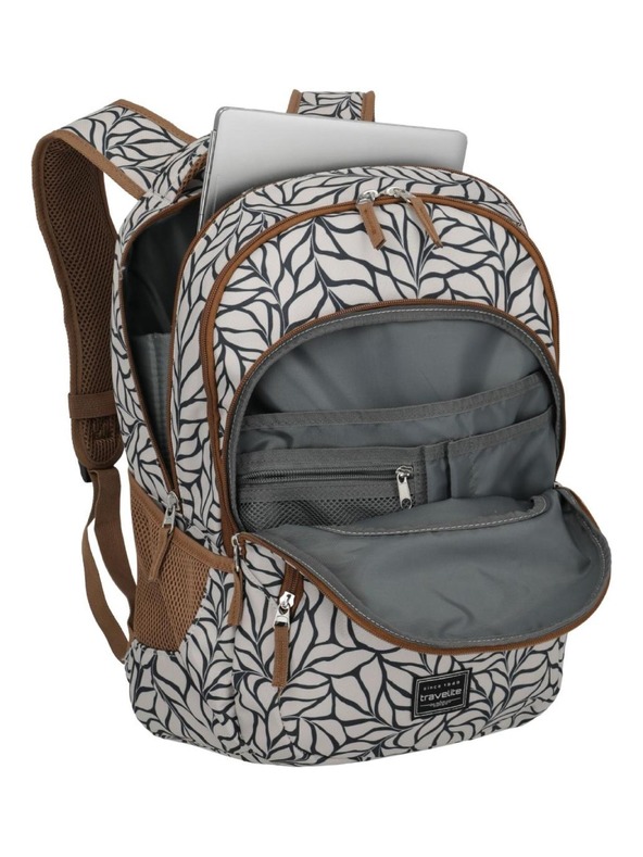 Travelite Ruksak Travelite Basics Backpack Print Off-White