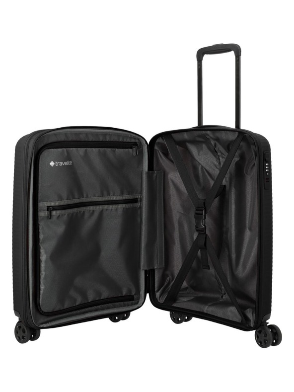 Travelite Travelite Air Stripe 4w S exp Black