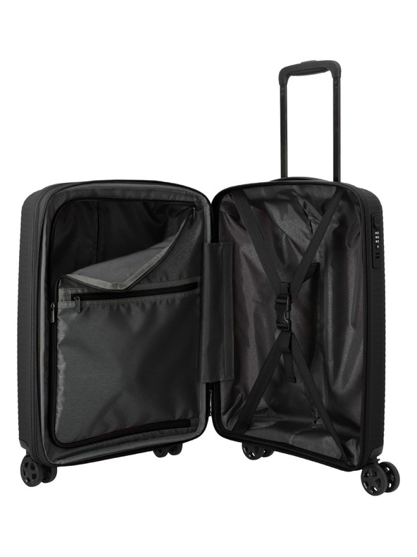 Travelite Travelite Air Stripe 4w S exp Black