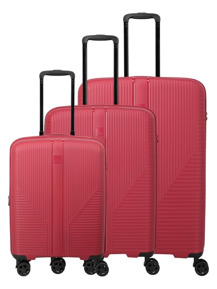 Travelite Set putnih kofara Travelite Air Stripe S exp, M exp, L Red