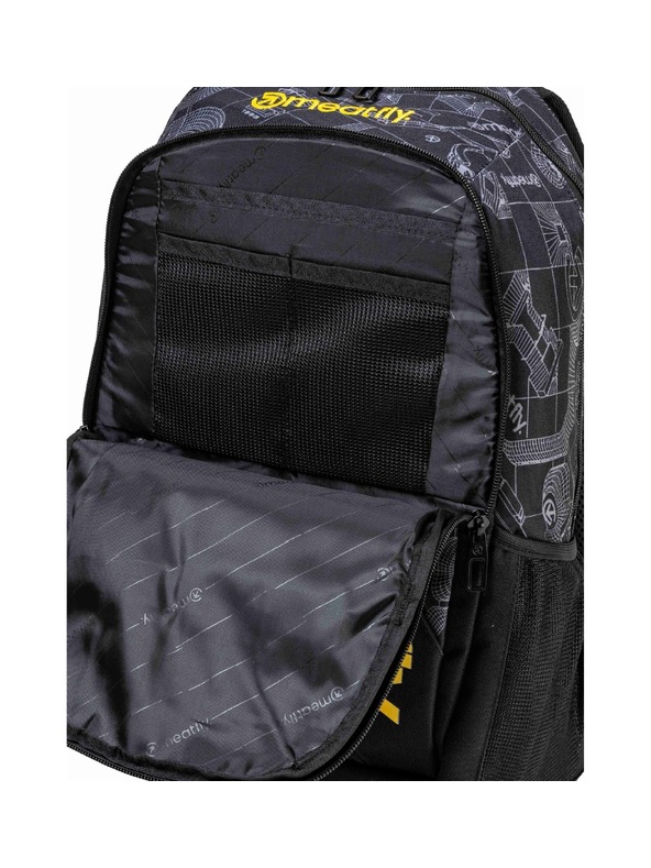 Meatfly Meatfly ruksak Basejumper Blueprint Black 22 L