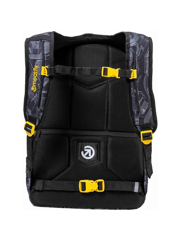 Meatfly Meatfly ruksak Exile Blueprint Black 24 L