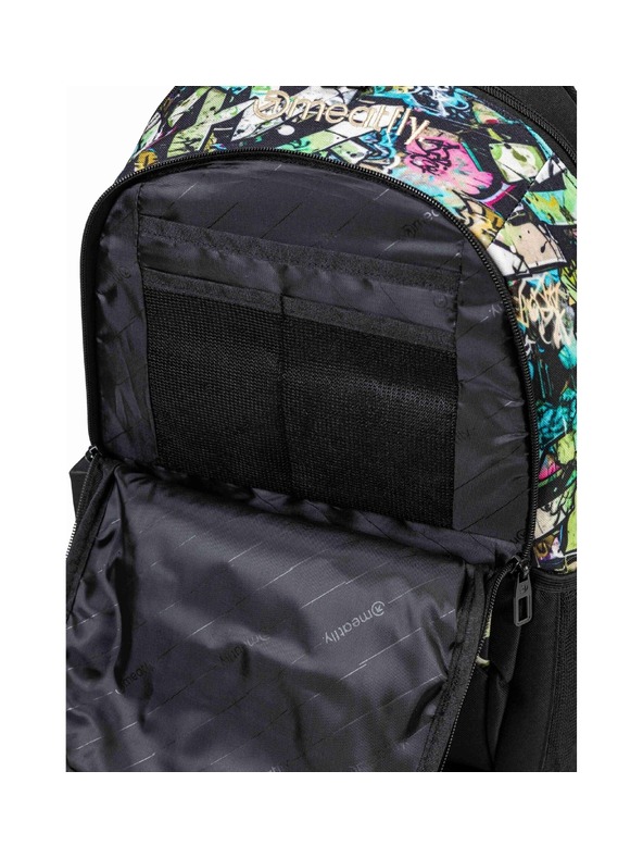 Meatfly Meatfly ruksak Basejumper Green Graffity 22 L