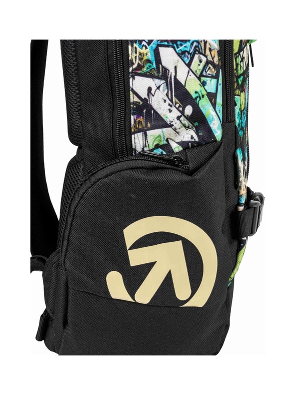 Meatfly Meatfly ruksak Basejumper Green Graffity 22 L