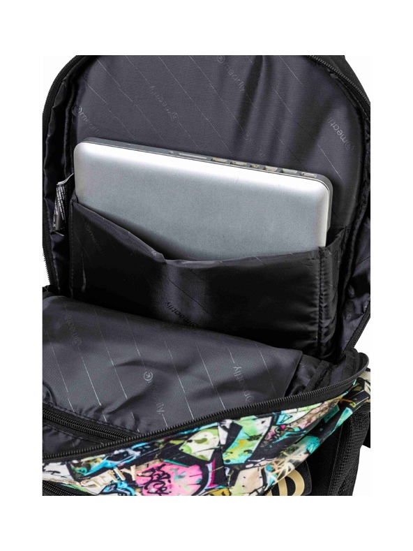 Meatfly Meatfly ruksak Basejumper Green Graffity 22 L