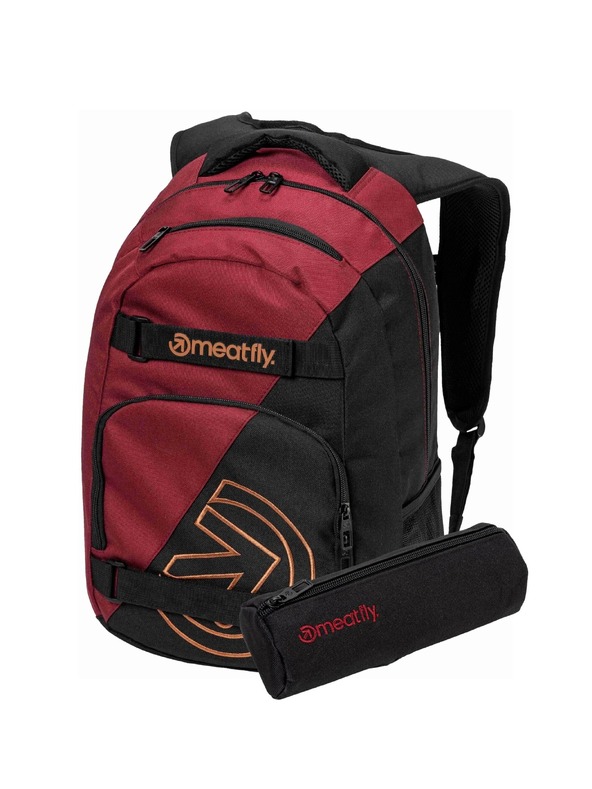 Meatfly Meatfly ruksak Exile Red Brown 24 L