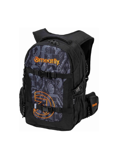 Meatfly Meatfly ruksak Ramble Orange Tiger 26 L