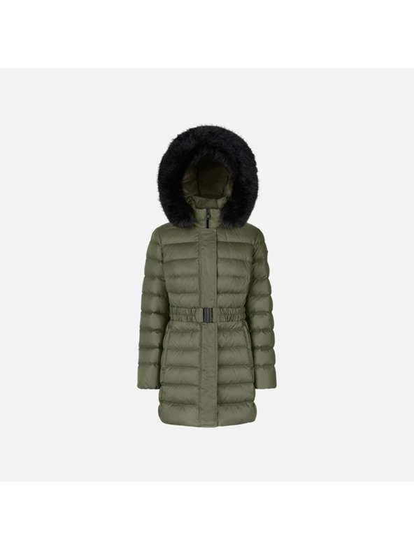Geox Khaki ženska pernata jakna Geox Catria