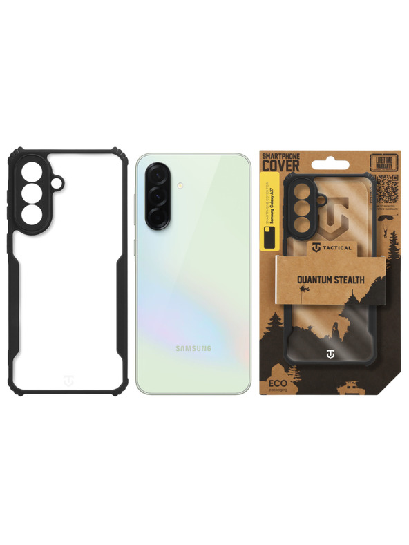 Tactical Tactical Quantum Stealth Zaštita za Samsung Galaxy A37 Clear/Black
