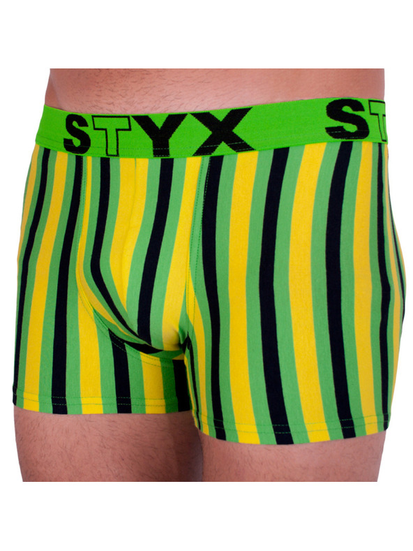 Styx Muške bokserice Styx sportska guma višebojna