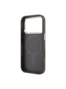 Guess Guess PU Leather 4G Gold Frame MagSafe Stražnji Štitnik za iPhone 18 Pro Smeđa