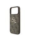 Guess Guess PU 4G Metal Logo Stražnji Štitnik za iPhone 18 Pro Smeđa