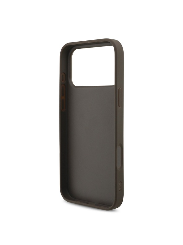 Guess Guess PU 4G Metal Logo Stražnji Štitnik za iPhone 18 Pro Smeđa