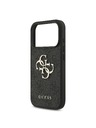 Guess Guess PU 4G Metal Logo Stražnji Štitnik za iPhone 18 Pro Siva