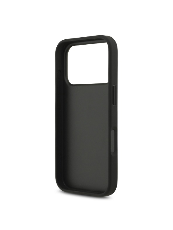 Guess Guess PU 4G Metal Logo Stražnji Štitnik za iPhone 18 Pro Siva