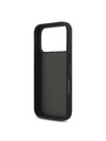 Guess Guess PU 4G Metal Logo Stražnji Štitnik za iPhone 18 Pro Siva