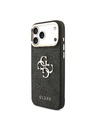 Guess Guess PU Leather 4G Metal Logo Gold Frame Stražnji Štitnik za iPhone 18 Pro Max Crna