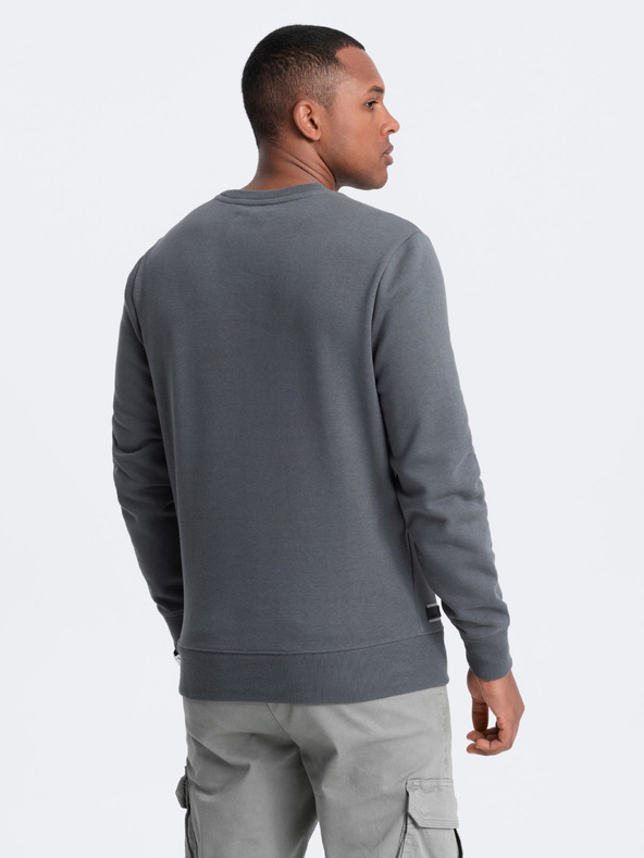 Ombre Clothing Muška pamučna dukserica BASIC Ombre Clothing