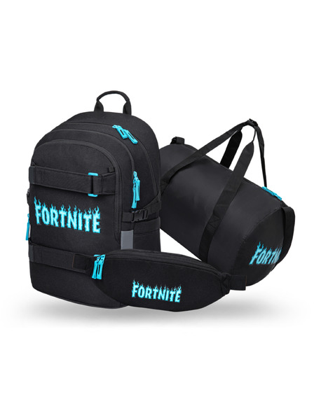 BAAGL  BAAGL SET 3 Skate Fortnite Blue: ruksak, sportska torba, torbica oko struka GRS