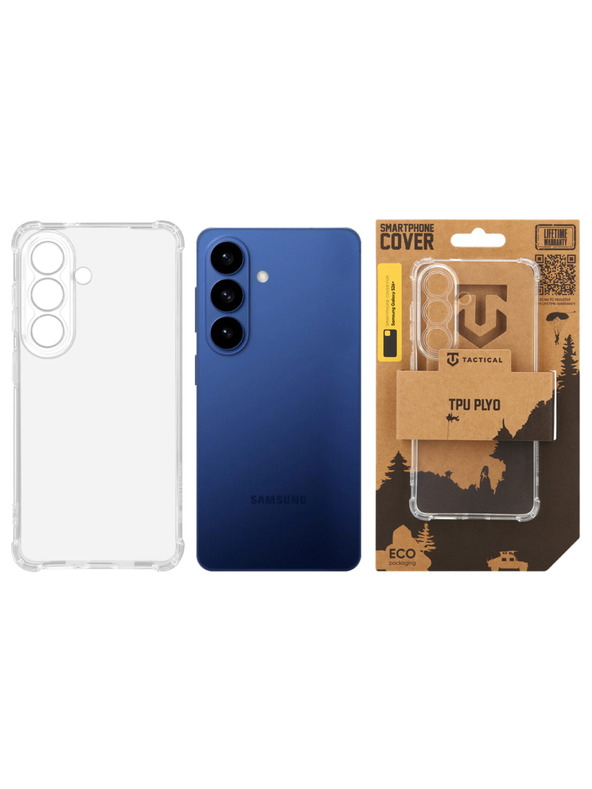 Tactical Tactical TPU Plyo Zaštita za Samsung Galaxy S26+ Transparent