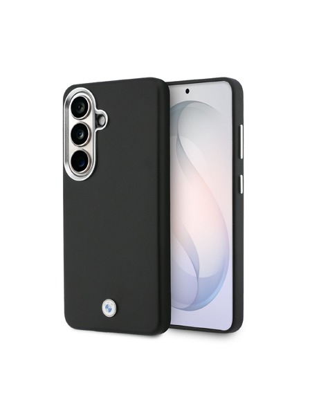 BMW BMW Signature PU Leather Metal Logo Magnetic Stražnji Poklopac za Samsung Galaxy S26 Black