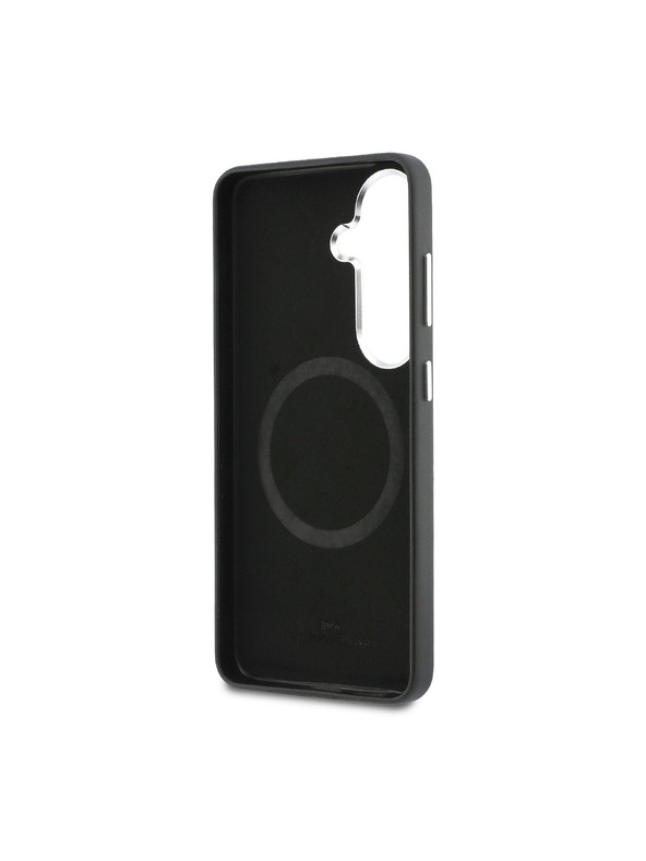 BMW BMW Signature PU Leather Metal Logo Magnetic Stražnji Poklopac za Samsung Galaxy S26 Black