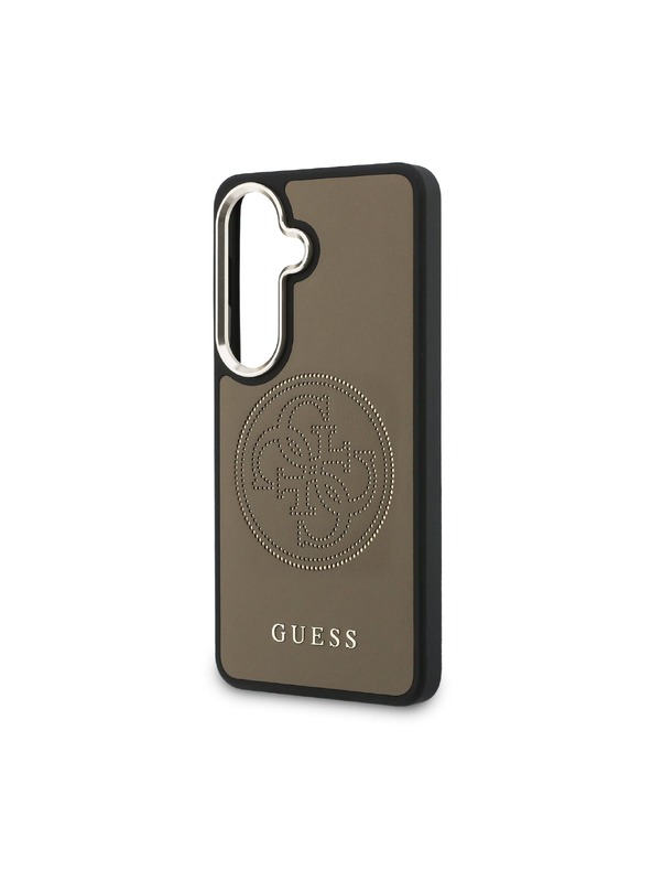 Guess Guess PU Perforated 4G Logo Magnetic Stražnji Poklopac za Samsung Galaxy S26 Brown