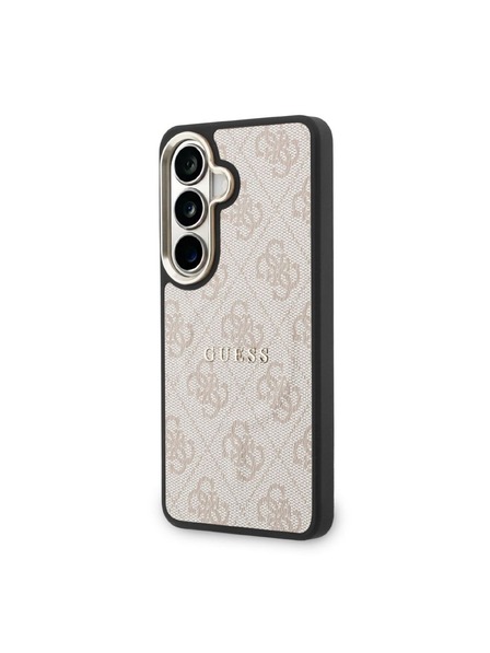 Guess Guess PU Leather 4G Gold Frame Magnetic Stražnji Poklopac za Samsung Galaxy S26 Pink