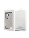 Guess Guess PU Leather 4G Gold Frame Magnetic Stražnji Poklopac za Samsung Galaxy S26 Pink