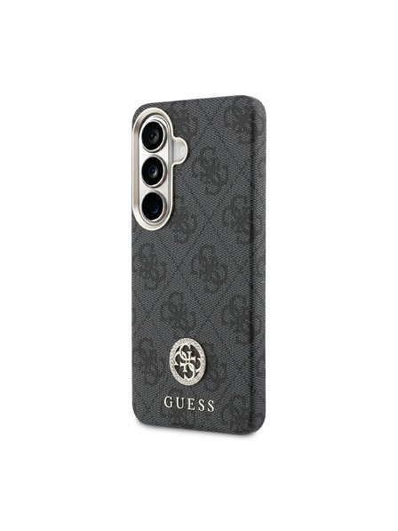 Guess Guess PU Leather 4G Strass Logo Gold Frame Magnetic Stražnji Poklopac za Samsung Galaxy S26 Black