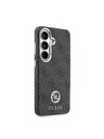 Guess Guess PU Leather 4G Strass Logo Gold Frame Magnetic Stražnji Poklopac za Samsung Galaxy S26 Black
