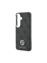 Guess Guess PU Leather 4G Strass Logo Gold Frame Magnetic Stražnji Poklopac za Samsung Galaxy S26 Black