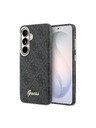 Guess Guess PU 4G Script Metal Logo Magnetic Stražnji Poklopac za Samsung Galaxy S26 Black