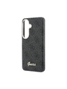 Guess Guess PU 4G Script Metal Logo Magnetic Stražnji Poklopac za Samsung Galaxy S26 Black